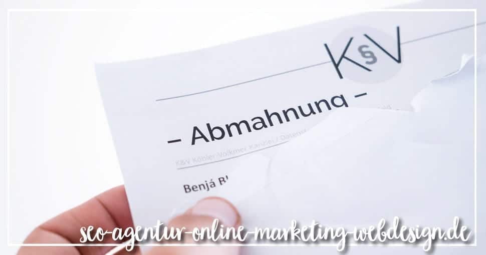 Abmahnung DSGVO