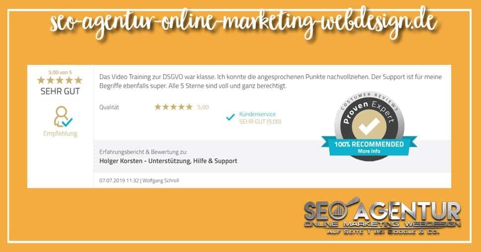 DSGVO Testimonial Wolfgang Schroll