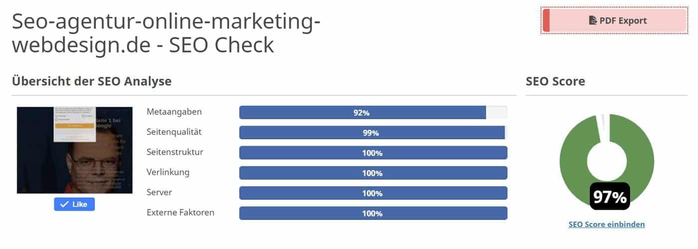 SEO Werte SEO Agentur