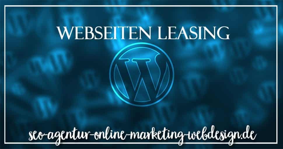 Pressemeldung Webseiten Leasing