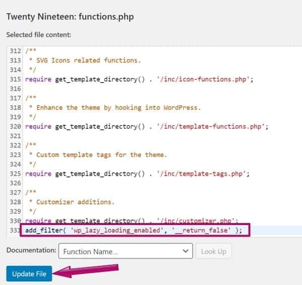 Lazy Load deaktivieren in WordPress 5.5