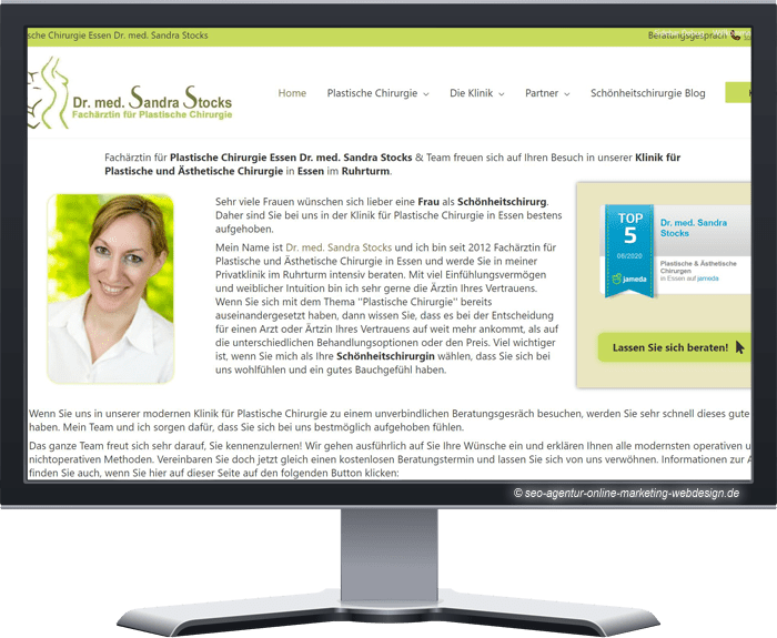 Referenz Plastische Chrirurgie Dr. Sandra Stocks
