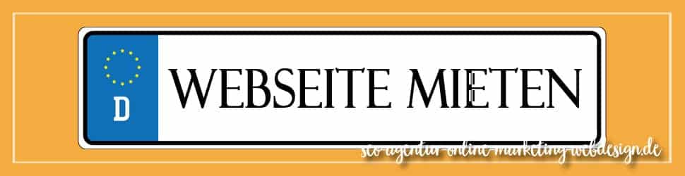 Webseite mieten
